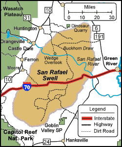 san rafael swell utah map San Rafael Swell san rafael swell utah map