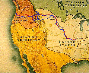 Lewis and Clark's Route