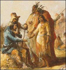 The Trapper's Bride by Alfred Jacob Miller