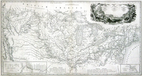 A Seminal Map Charting Prince Maximilian of Wied�s and Karl Bodmer�s Groundbreaking Expedition to America