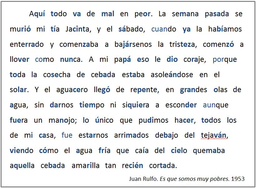 Texto de Juan Rulfo